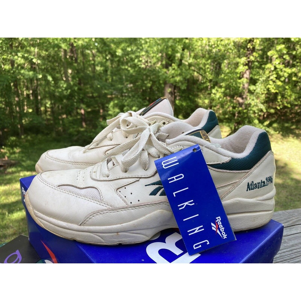 Reebok 1996 Olympic‎ Walking Shoes White Classic Women's Size 9.5 - Picture 2 of 8